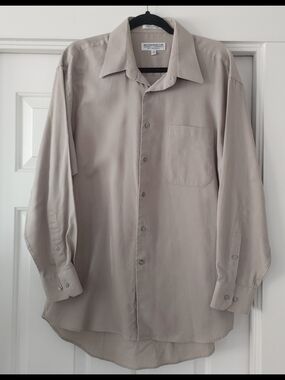 Vintage Monsieur by Givenchy Classic Men's Long-Sleeve Shirt | Size 16